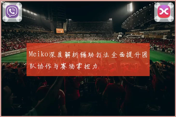 Meiko深度解析辅助打法全面提升团队协作与赛场掌控力